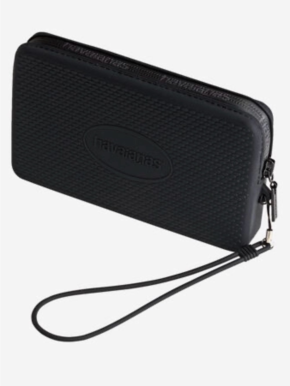 NWT Havaianas Mini Black Glitter Bag Logo